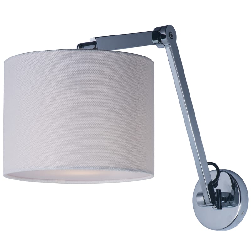 Maxim 60132 Hotel 10" Led Adjustable Arm Wall Sconce - Chrome