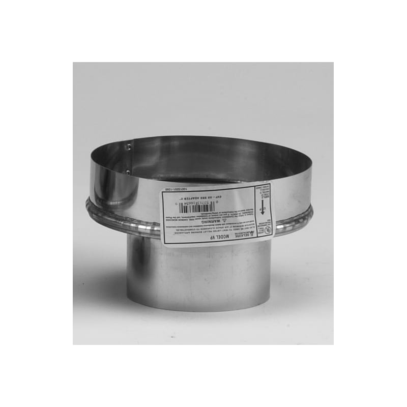 Metalbest 3vp A6 Vp 3 Type L Pellet Pipe To 6 Chimney Adapter