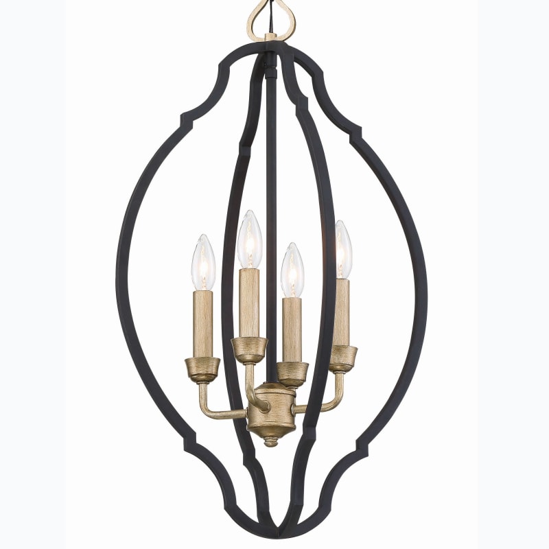 Build Com Inc For Minka Lavery 4852 Wyndmere 4 Light 14 Wide Taper Candle Pendant Sand Black Gold Indoor Lighting Pendants Accuweather - Minka Lighting Pendants