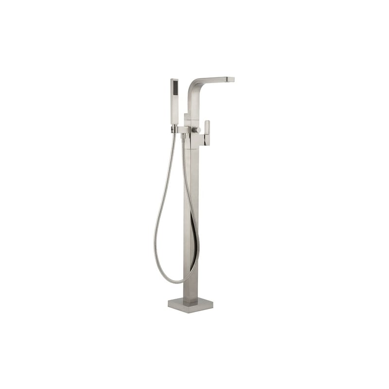 UPC 781889342268 product image for Mirabelle MIRHIFS2000G Hibiscus Floor Mounted Tub Filler with Built-In diverter | upcitemdb.com