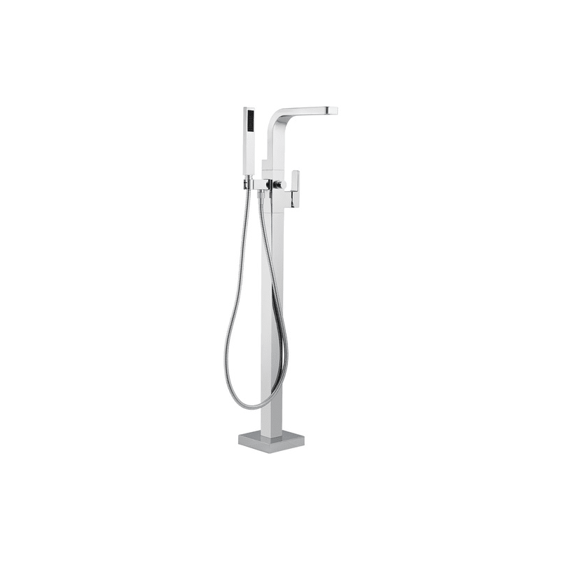 UPC 781889342275 product image for Mirabelle MIRHIFS2000G Hibiscus Floor Mounted Tub Filler with Built-In diverter | upcitemdb.com