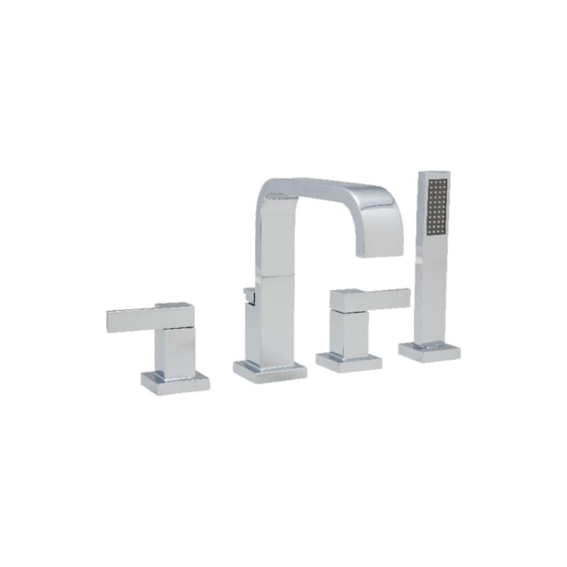 UPC 781889336328 product image for Mirabelle MIRRI4RTG Rigi Deck Mounted Roman Tub Filler with Built-In Diverter - | upcitemdb.com