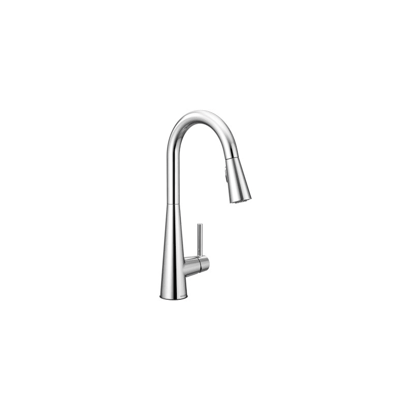 Best Selling Moen 7864 Sleek 1 5 Gpm Single Hole Pull Down Kitchen Faucet With Reflex Duralast Cartridge And Power Clean Chrome Faucet Kitchen Single Handle Accuweather Shop