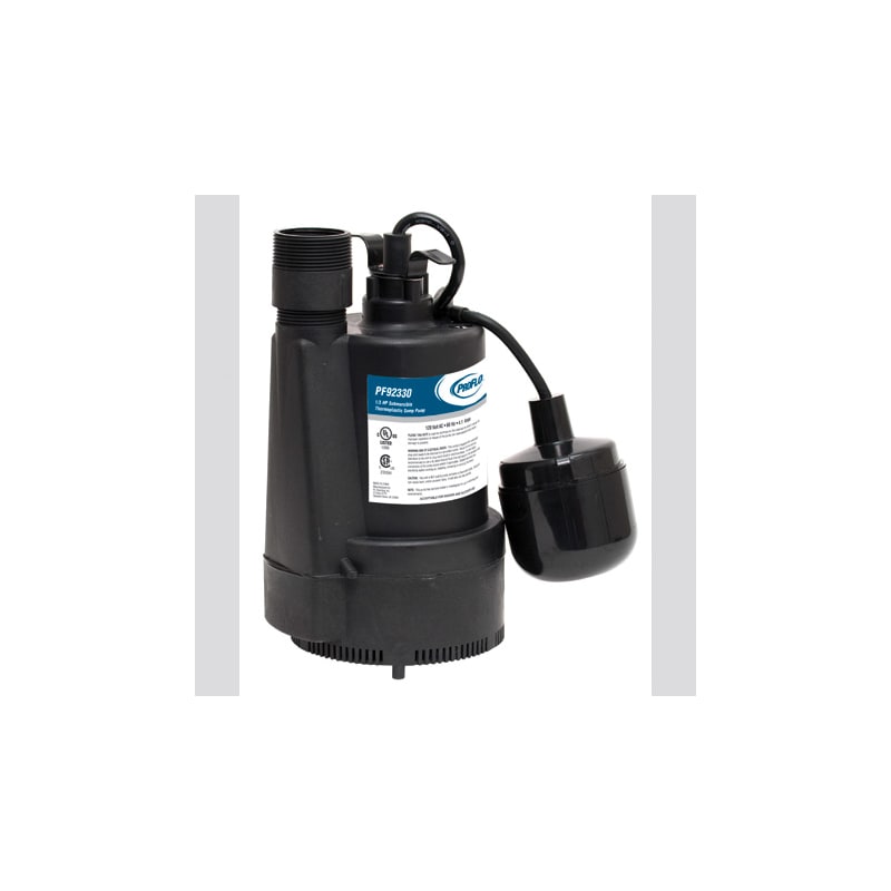 UPC 781889134740 product image for ProFlo PF92330 N/A  1/3 HP Plastic Sump Pump with Base | upcitemdb.com