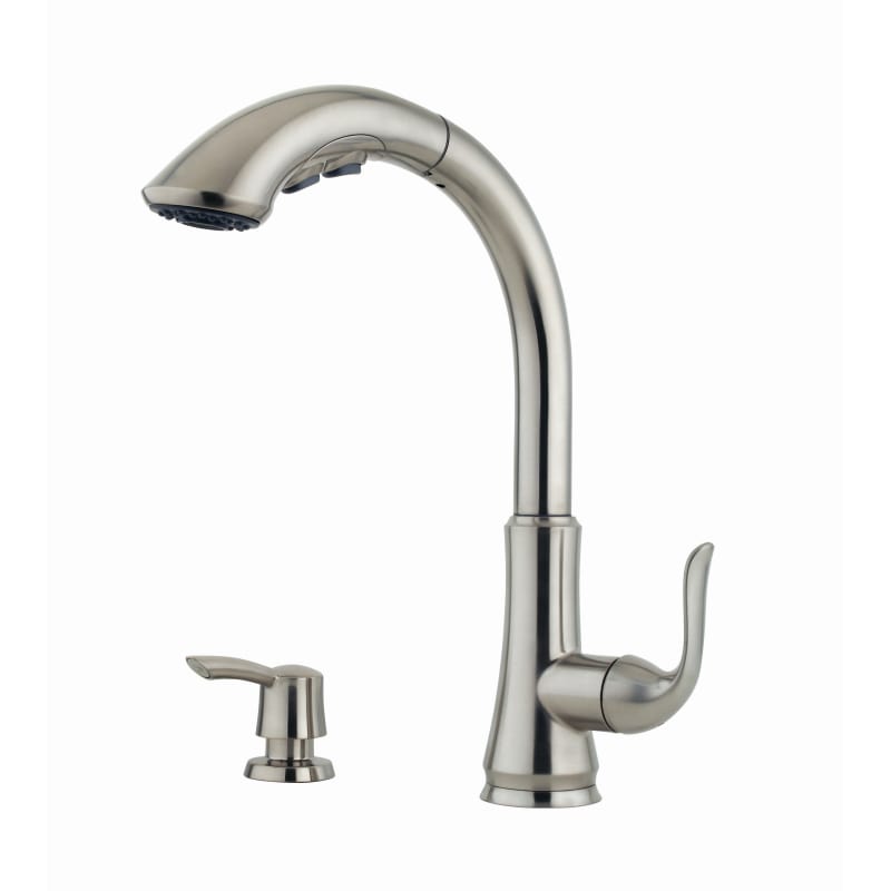 Pfister Lf 529 7cb Avalon Pull Out Spray Kitchen Faucet