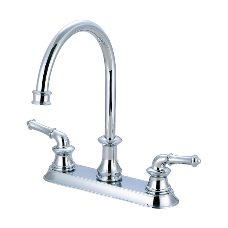 UPC 763439560742 product image for Pioneer Faucets 2DM300 Del Mar 1.5 GPM Widespread Kitchen Faucet with 8-1/16