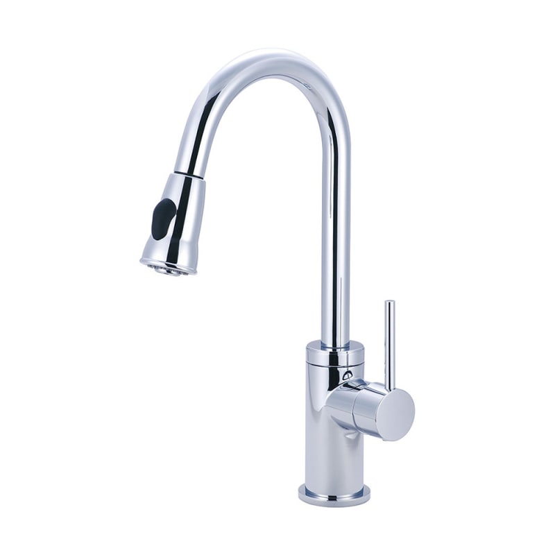 UPC 763439606501 product image for Pioneer Faucets 2MT250 Motegi 1.8 GPM Single Hole Kitchen Faucet with Pull-Down | upcitemdb.com
