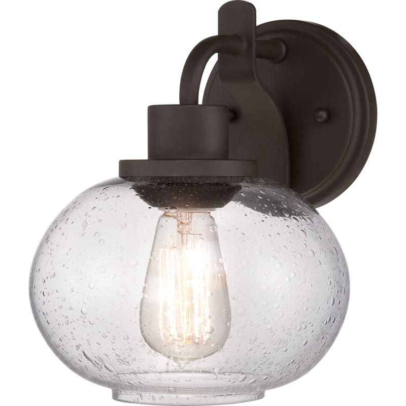 Quoizel Trg8701 Trilogy 1 Light 10  Tall Bathroom Sconce - Bronze