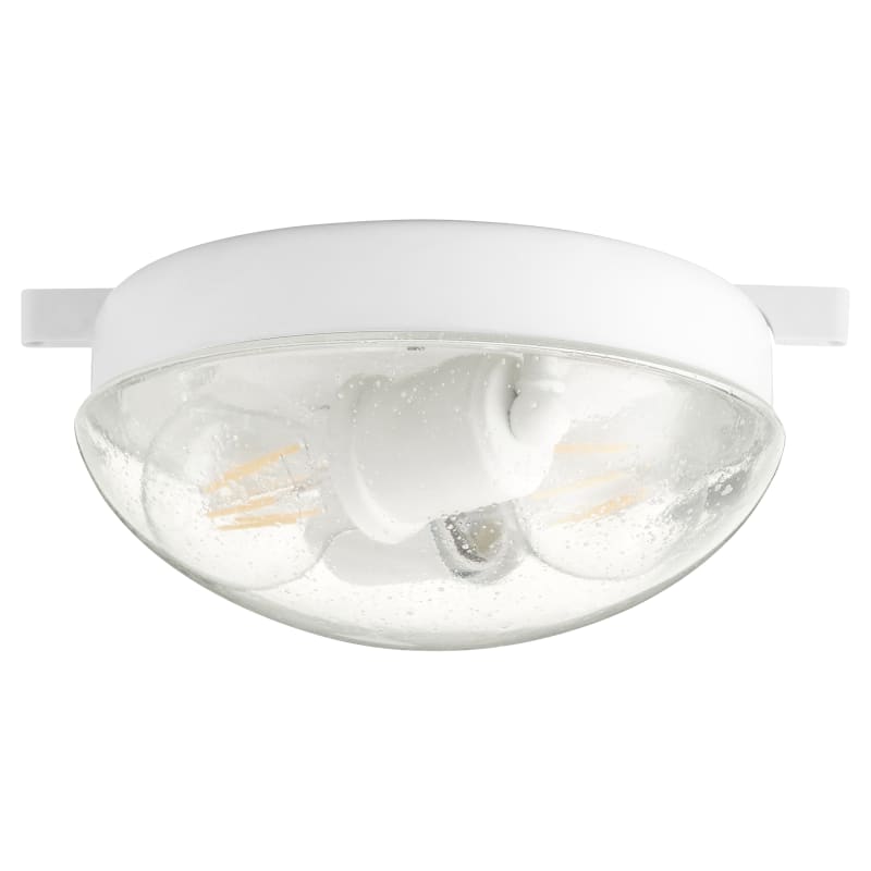 Quorum International 1370 2 Light Wet Light Kit Studio White Ceiling Fan Accessories Light Kits Light Kits