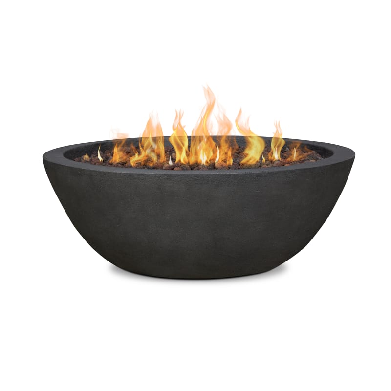 Natural Gas Round Bowl Fire Pit With, 36 Inch Propane Fire Pit