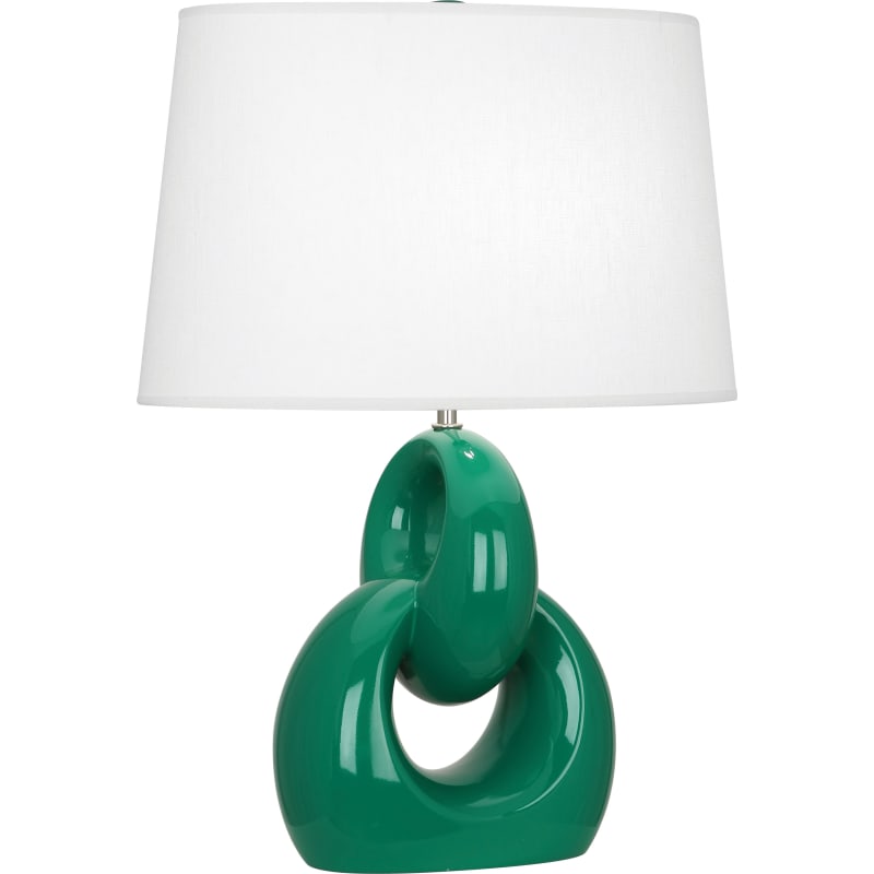 Get The Robert Abbey Fusion Tl, Emerald Green Table Lamp