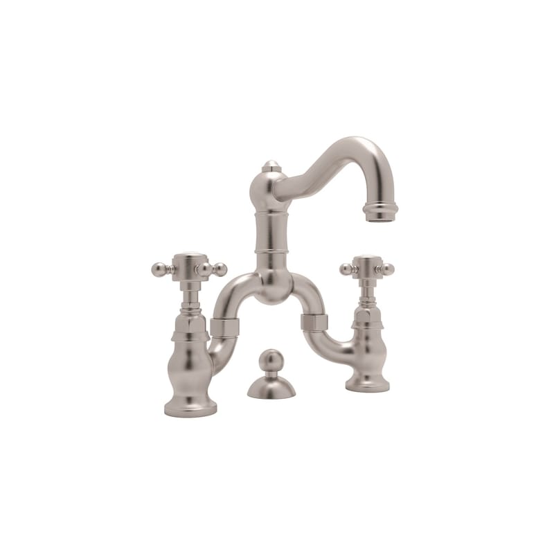 UPC 824438195516 product image for Rohl A1419XMSTN-2 Satin Nickel Country Bath Country Bath Low Lead | upcitemdb.com