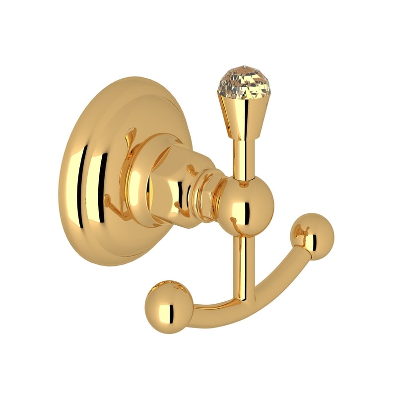 UPC 824438129870 product image for Rohl A1481CIB Inca Brass Country Bath Country Bath Double Hook Robe | upcitemdb.com