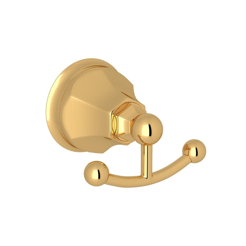 UPC 824438166691 product image for Rohl A6881IB Inca Brass Palladian Palladian Double Hook Robe Hook | upcitemdb.com