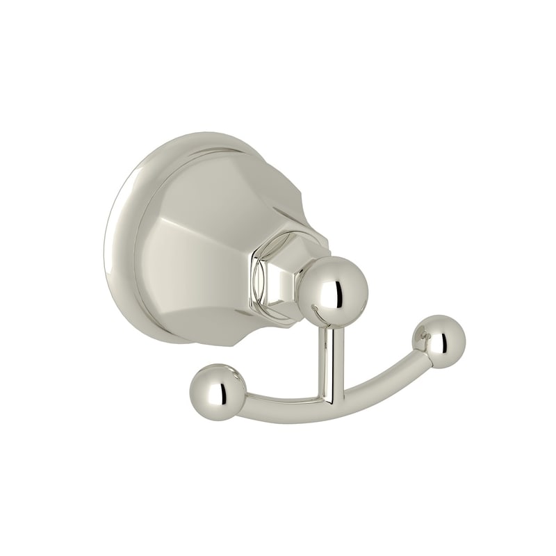 UPC 824438166660 product image for Rohl A6881PN Polished Nickel Palladian Palladian Double Hook Robe Hook | upcitemdb.com