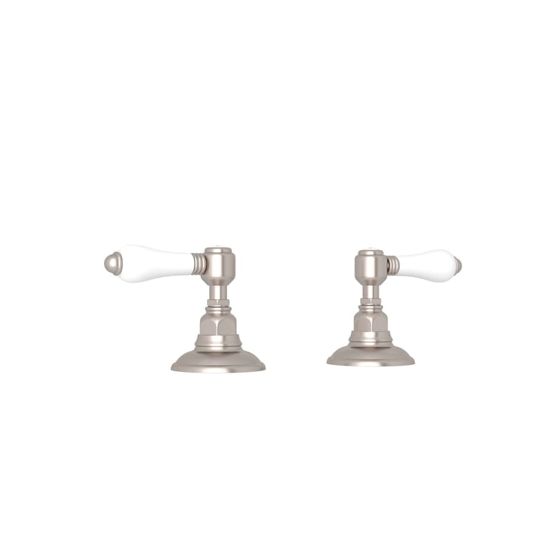 UPC 824438138063 product image for Rohl A7422LPSTN Satin Nickel Country Bath Country Bath Pair of 3/4