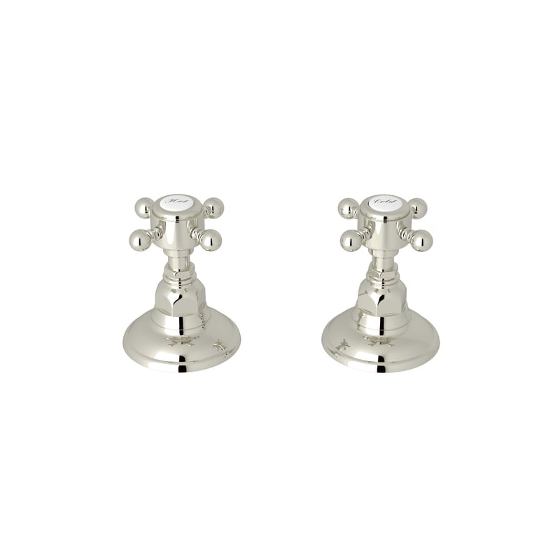 UPC 824438138001 product image for Rohl A7422XMPN Polished Nickel Country Bath Country Bath Pair of 3/4