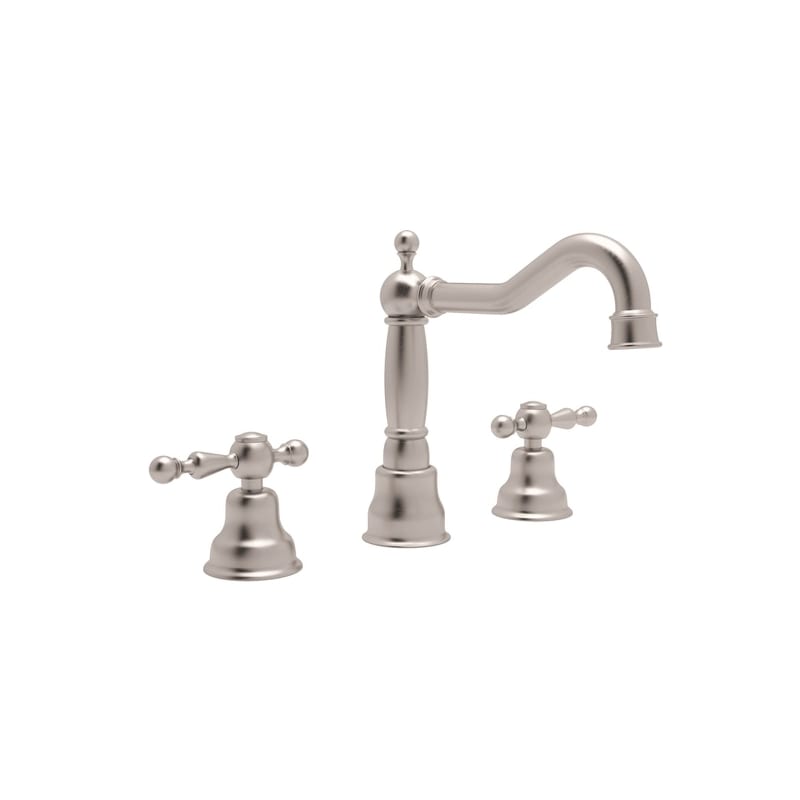 UPC 824438201651 product image for Rohl AC107L-STN-2 Satin Nickel Cisal Cisal Widespread Bathroom Faucet | upcitemdb.com