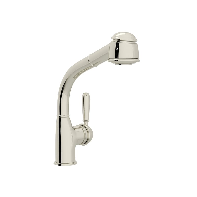 UPC 824438122307 product image for Rohl R7903SLMPN Polished Nickel  Country Kitchen Faucet with Short | upcitemdb.com