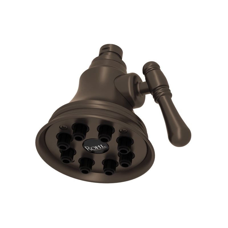 UPC 826712003708 product image for Rohl WI0123TCB Tuscan Brass  Mantova Multi-Function Shower Head with 8 | upcitemdb.com