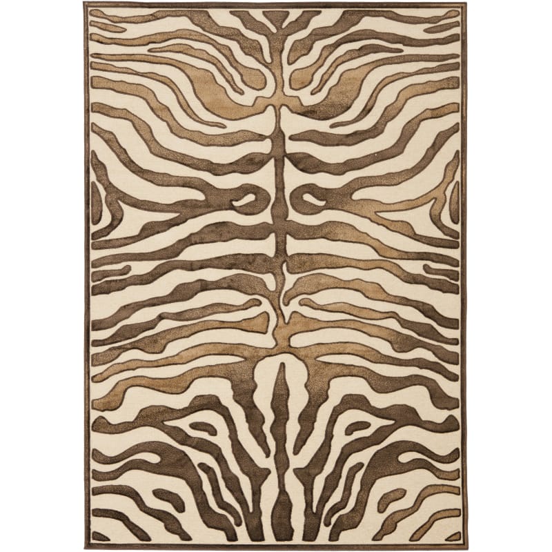 SAFAVIEH Paradise Kady Striped Area Rug  Cream  5 3  x 7 6
