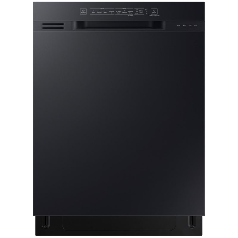 Samsung DW80N3030UB 24 Inch Wide 15 Place Setting Energy Star Rated Built-In Semi Integrated Dishwasher, Black 