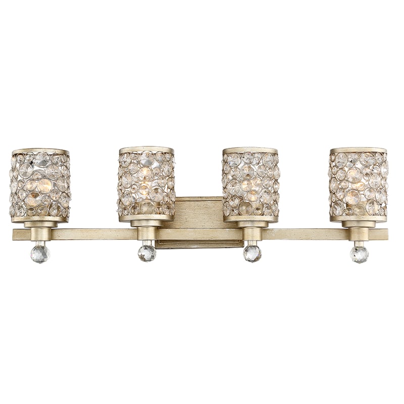 Savoy House 8-7015-4-100 Guilford 4 Light Bathroom Vanity Light (32  W x 10 H)