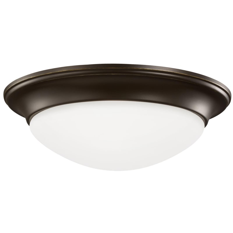 Sea Gull Lighting 75434 Nash 1 Light 11-1/2" Wide Flush Mount Ceiling Fixture