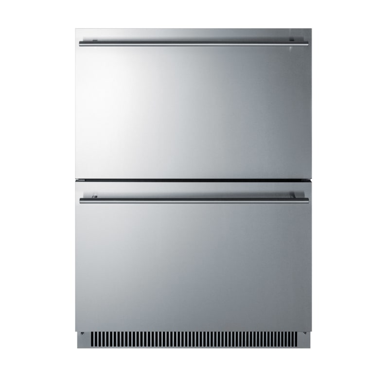 Summit ADRD24 23 Inch Wide 4.8 Cu. Ft. Energy Star Rated Undercounter Commercial Refrigerator, Stainless Steel 