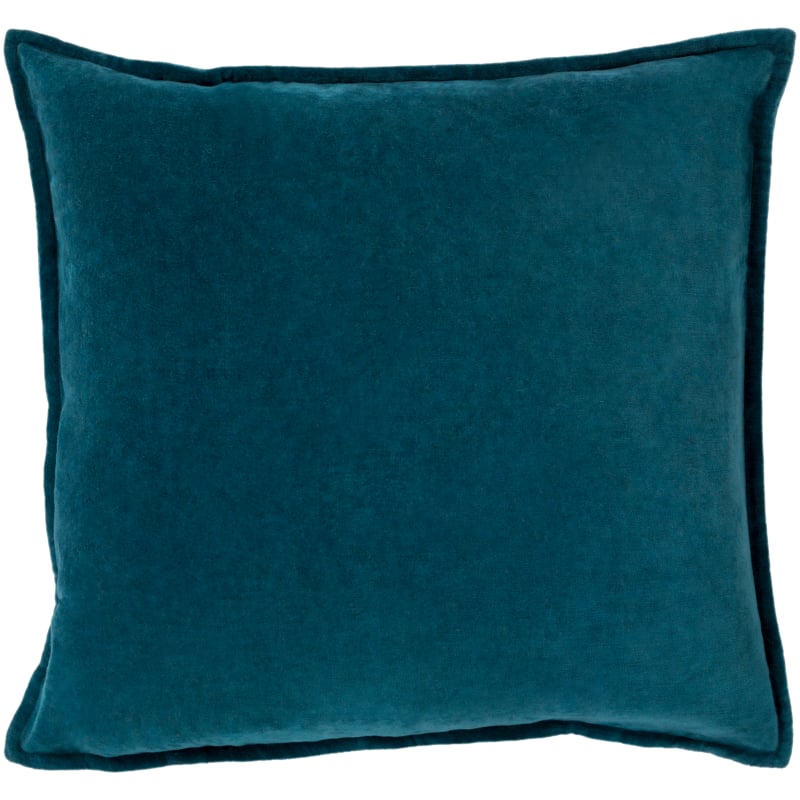 Surya Cv-Velv-2020 Cotton Velvet 20  Wide Square Solid Cotton Accent Pillow Cover