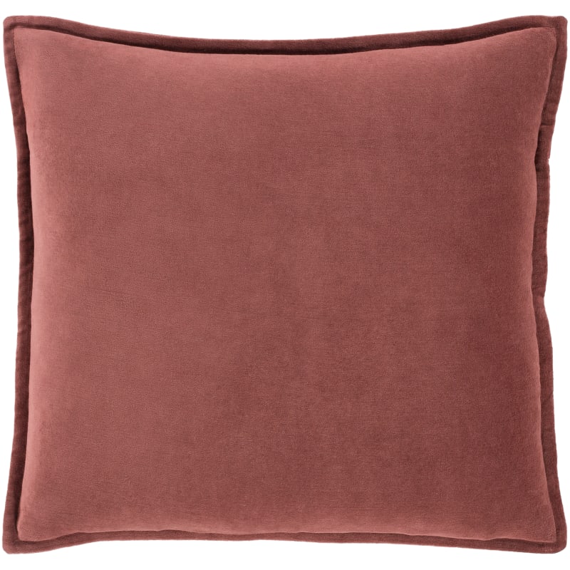 2Pack | Surya CV-VELV-1818 Cotton Velvet 18  Wide Square Solid Cotton Accent Pillow Cove