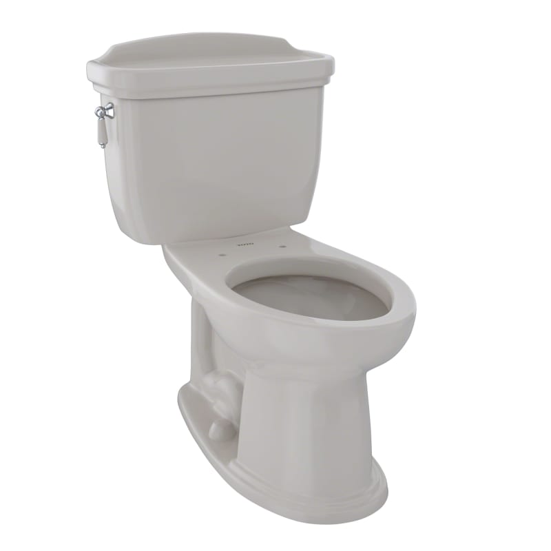 TOTO CST754EF#12 Eco Dartmouth Two Piece Elongated 1.28 GPF Toilet with E-Max Flush System - Less Seat Sedona Beige Fixture Toilet Two-Piece Elongated