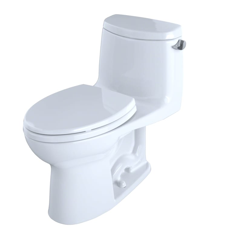 TOTO MS604114CEFRG#01 Ultramax II One Piece Elongated 1.28 GPF Toilet with Double Cyclone Flush System CeFiONtect and Right-Hand Trip Lever  - SoftClose