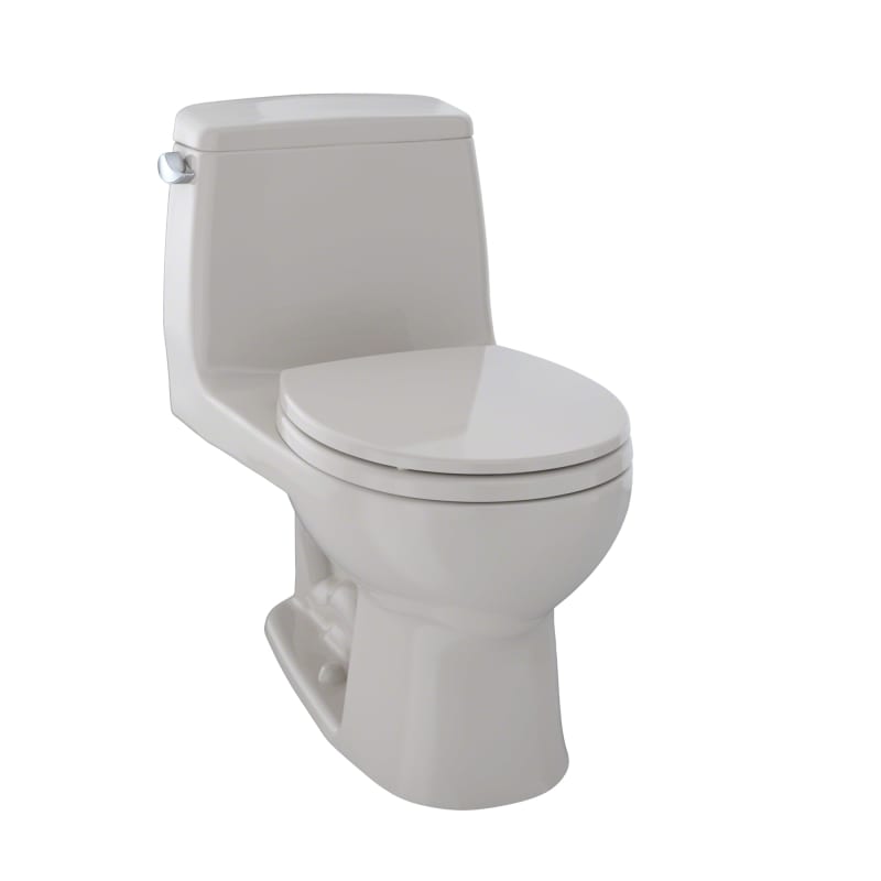 TOTO MS853113S#12 UltraMax 1.6 GPF One Piece Round Toilet - with Seat Sedona Beige Fixture Toilet One-Piece Round