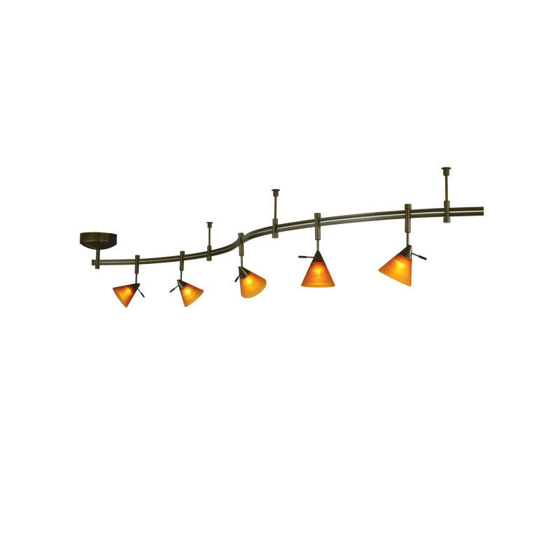 UPC 756460996802 product image for Tiella 800RAL5AMZ Antique Bronze  Tiella 5 Light Sola Rail Kit in | upcitemdb.com