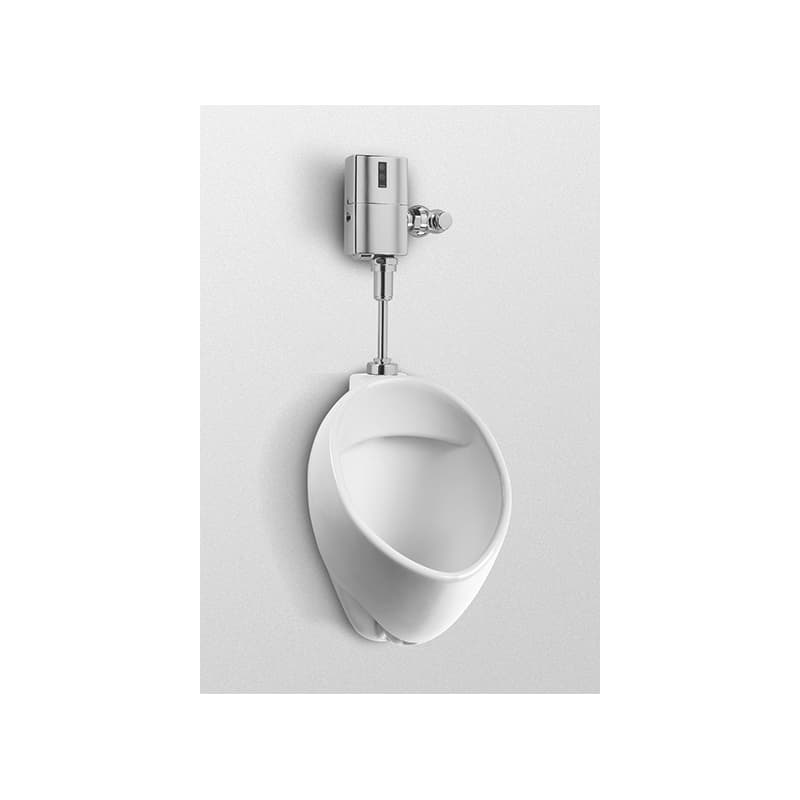 TOTO Wall-Mount ADA Compliant 0.125 GPF Urinal with Top Spud Inlet and CEFIONTECT Glaze  Cotton White - UT105UG#01