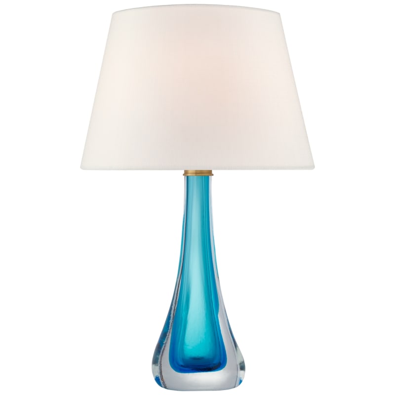 Large Table Lamp With Linen Shade, Visual Comfort Lighting Table Lamps