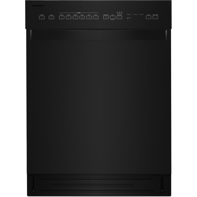 Whirlpool WDF550SAHB 24 Inch Wide 12 Place Setting Energy Star Rated Built-In Fully Integrated Dishwasher, Black