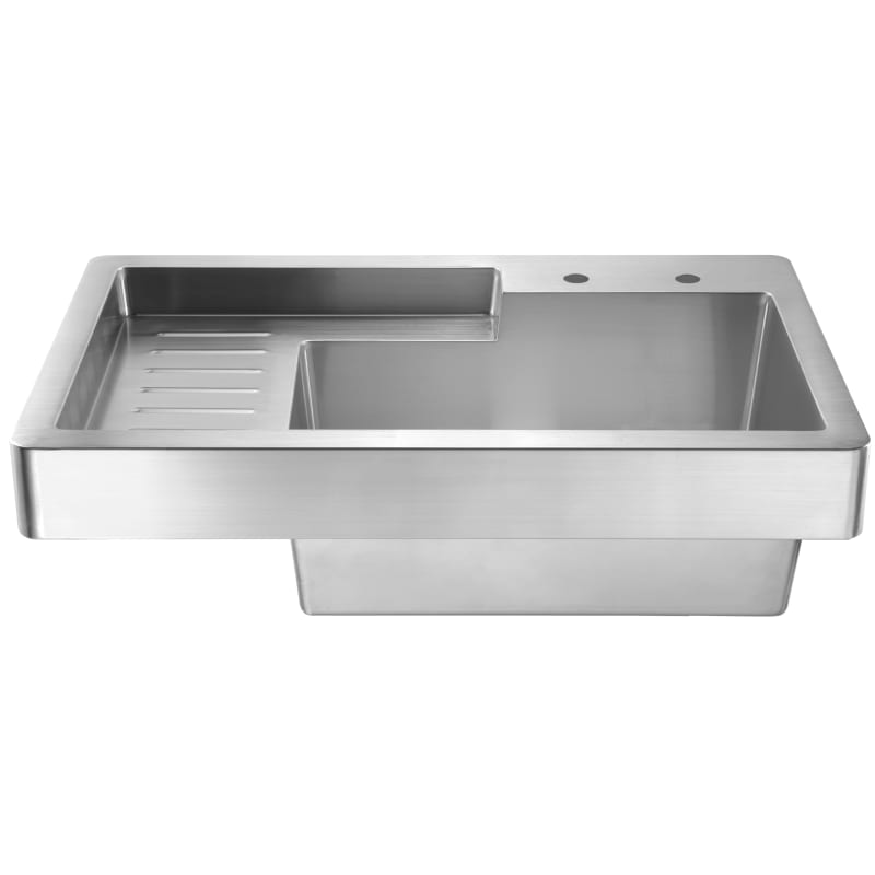 Whitehaus Wh33209 Np Pearlhaus 30 Inch Single Bowl Drop In Utility Whitehaus Wh33209 Np Pearlhaus 30 Inch