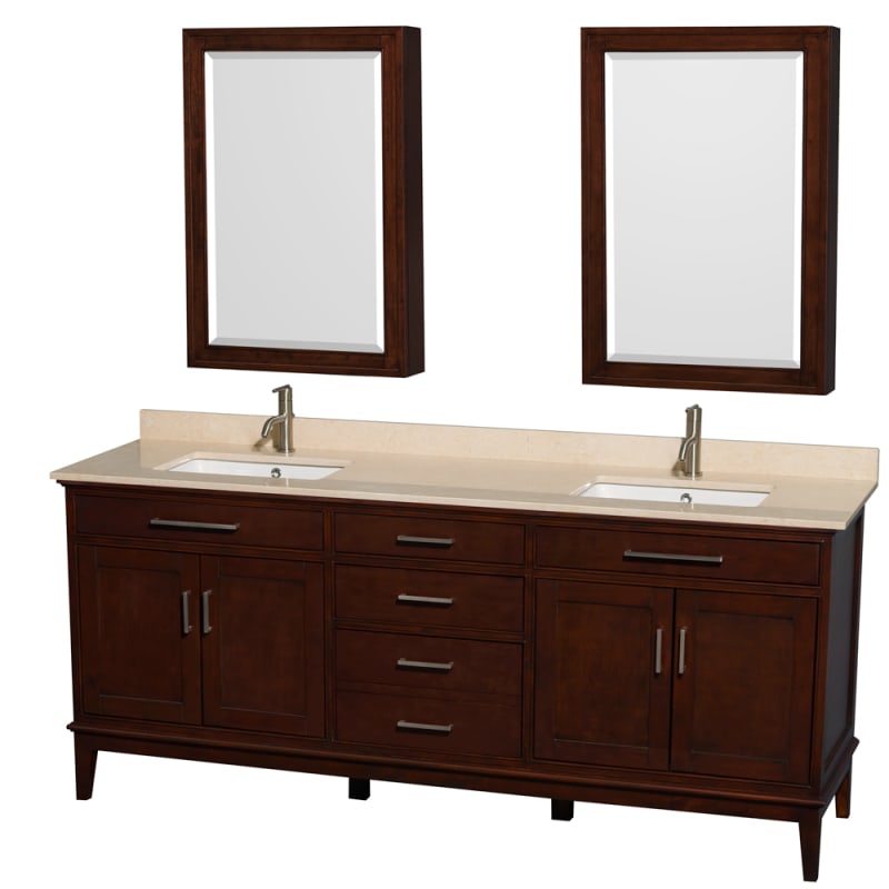 Wyndham Collection Wcv161680dunsmed Hatton 80 Free Standing Vanity