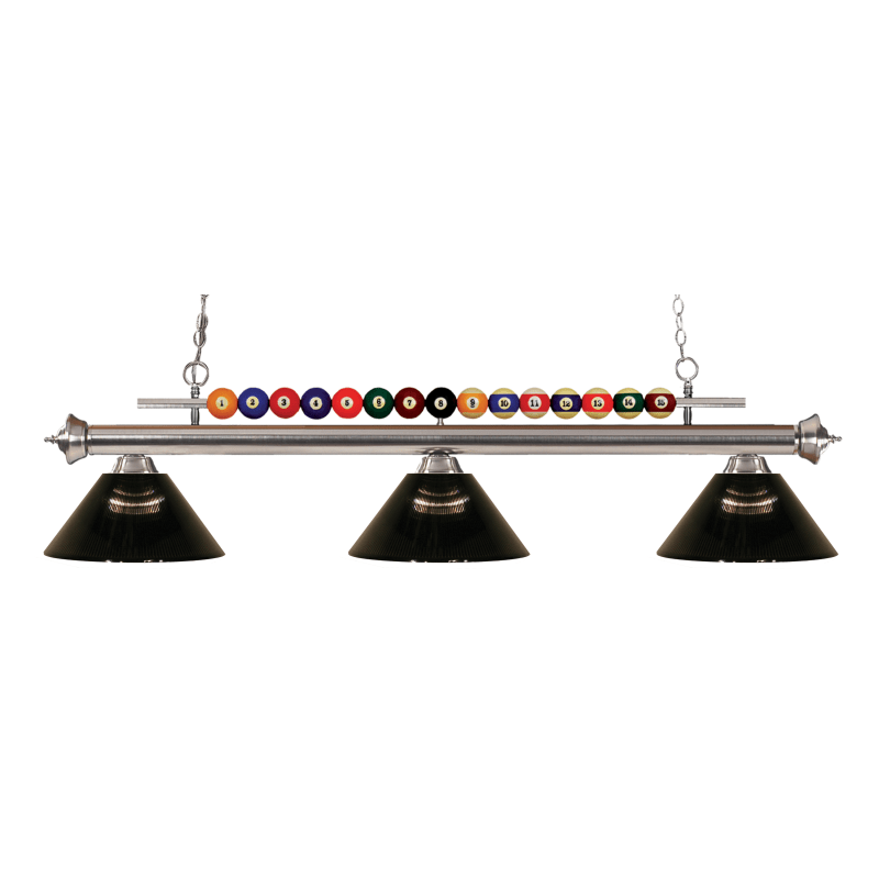 UPC 685659048339 product image for Z-Lite 170-ARS Shark 3 Light Billiard Chandelier with Grey Acrylic Shades | upcitemdb.com