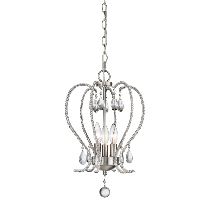 3 Light Chandelier 429-3-BN