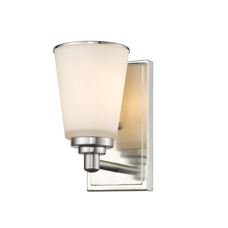 5 in. Transitional Wall Sconce in Brushed Nickel Finish