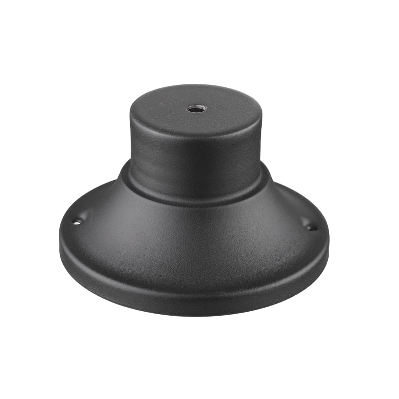 Outdoor Pier Light Mount in Black Finish