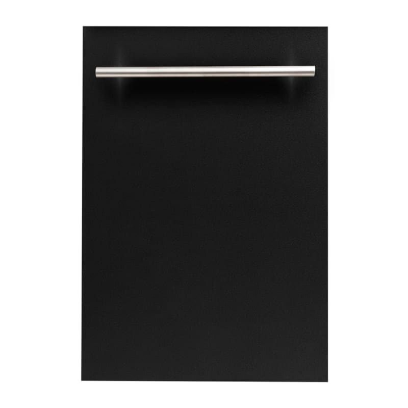 Zline DW-BLM-18 18 Inch Wide 16 Place Setting Energy Star Rated Built-In Fully Integrated Dishwasher with EcoWash, Black Matte