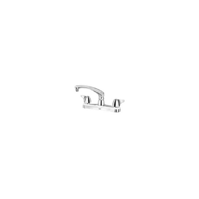 UPC 670240365391 product image for Zurn Z871G3-XL Chrome  Zurn Z871G3-XL Double Handle Kitchen Faucet | upcitemdb.com