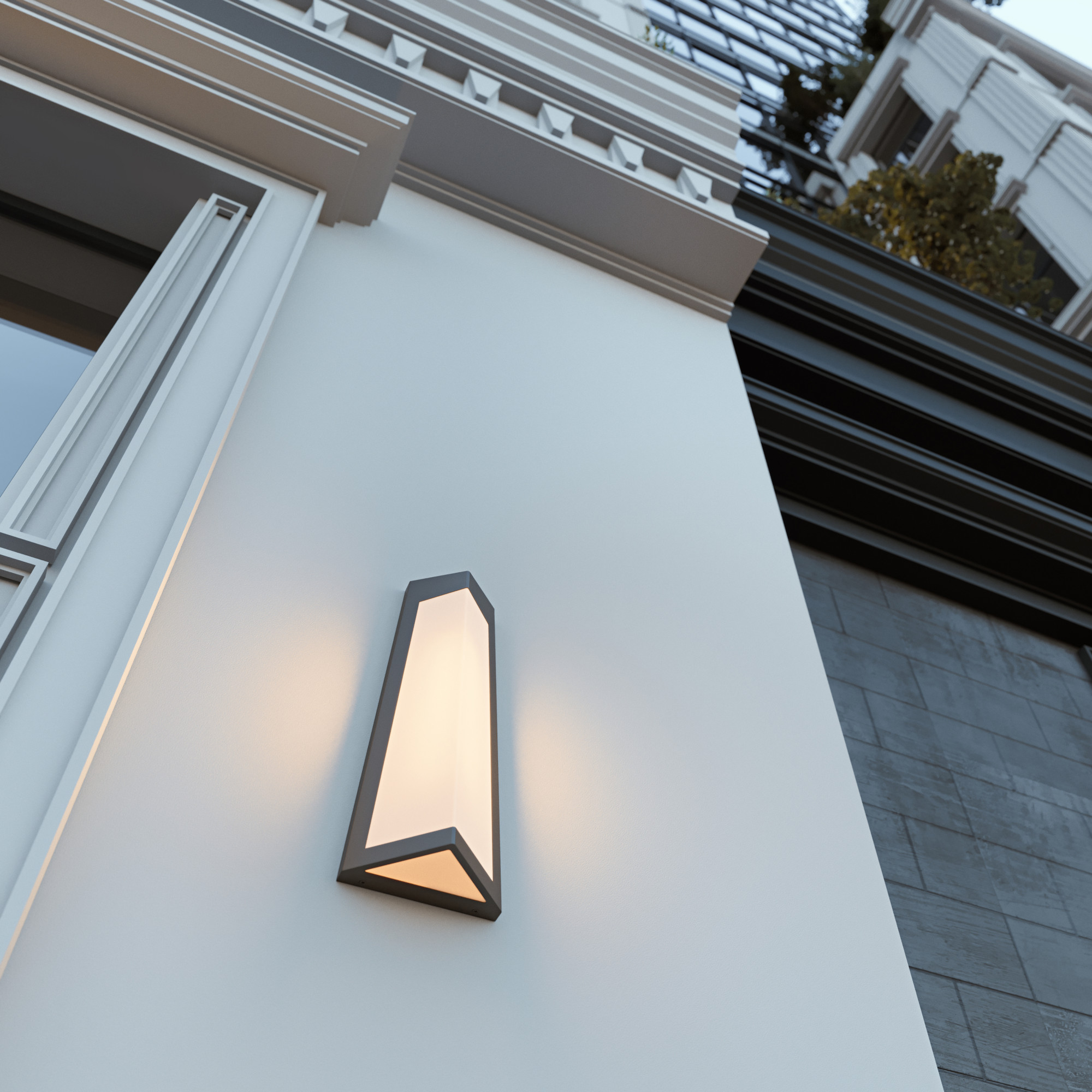 AFX PSDW071833LAJD2 Grey Pasadena Single Light 18"H Led Outdoor Wall