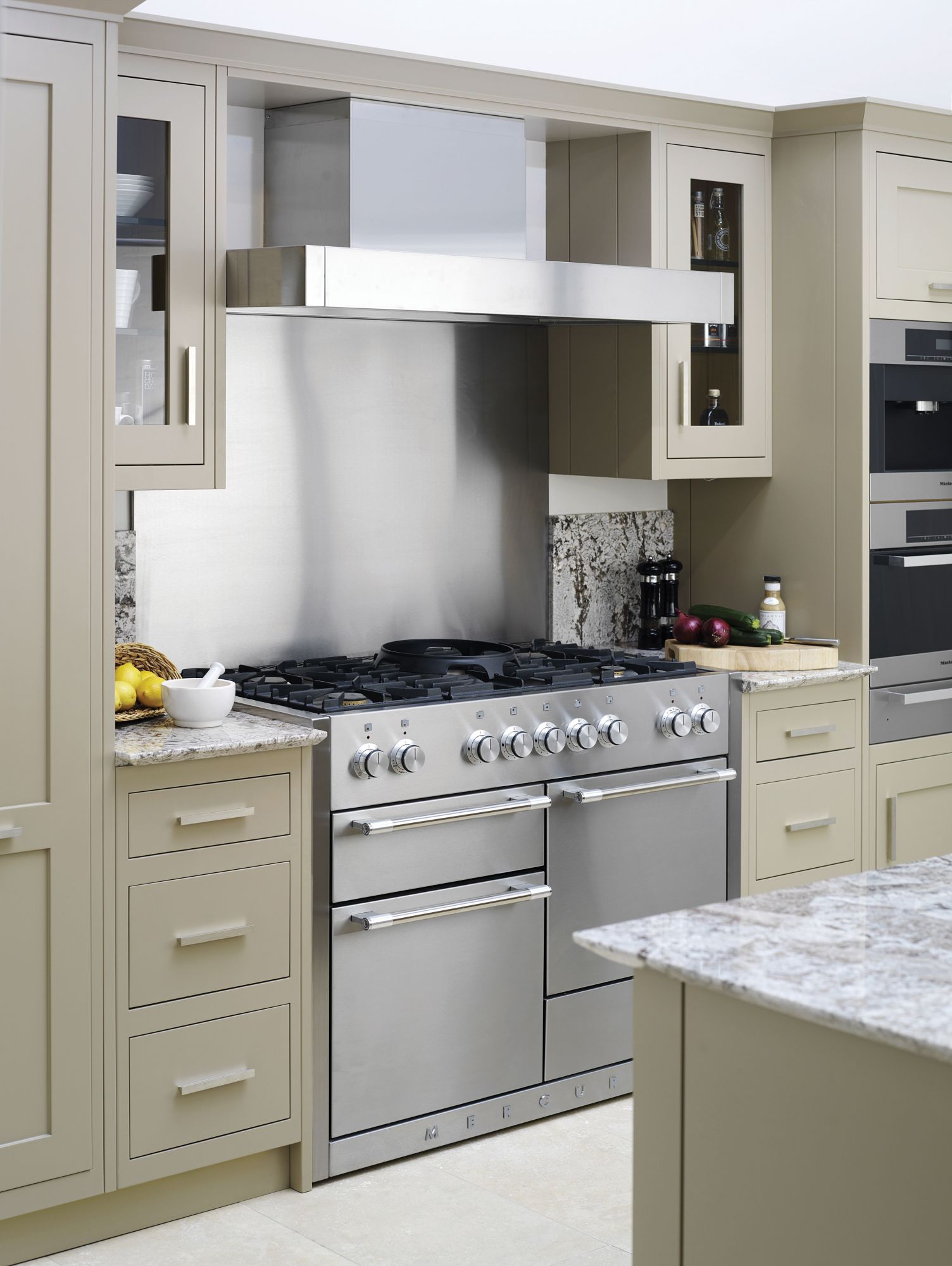 AGA AMC48DF Mercury Series 48"W 6 Cu. Ft. Slide In Dual Fuel