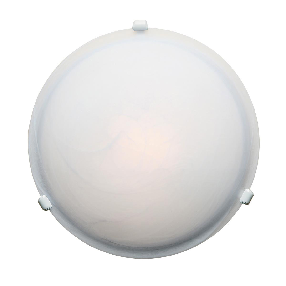 Access Mona 2-Light Alabaster Glass 12-Inch Flush Mount (641594194203)