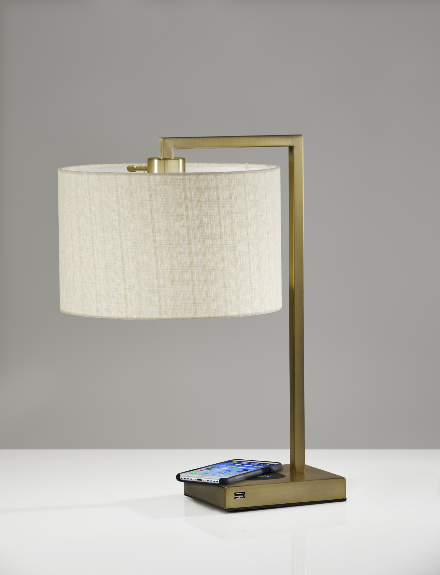 Adesso 4123 Austin 1 Light 211/4" Tall Gooseneck Table Lamp Brass